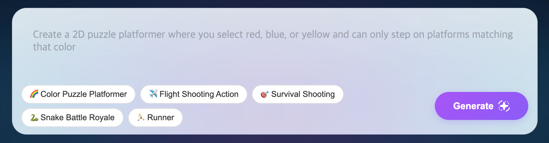 Quick start guide — FastGame.ai Documentation